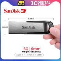 SanDisk ดิสก์ USB แฟลชดิสก์ความจุหน่วยความจำขนาดใหญ่ดิสก์จัดเก็บข้อมูล USB แฟลชแฟลชไดร์ฟความเร็วสูงแฟลชไดรฟ์ USB3.0 16GB 32GB 64GB 128GB 256GB 512GB 1TB