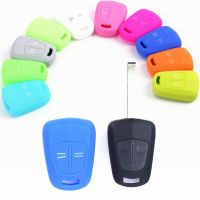 ▬✣✓ Auto Remote Key Fob Shell Silicone Car Key Case Cover Skin Holder Protector For Opel Vauxhall Corsa Agila Meriva Zafira Astra H