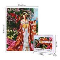 Sekkerastoya Queen Of Silk Wooden Jigsaw Puzzle 500 Pieces Educational Toy Painting Art Decor Decompression toys 500pcs