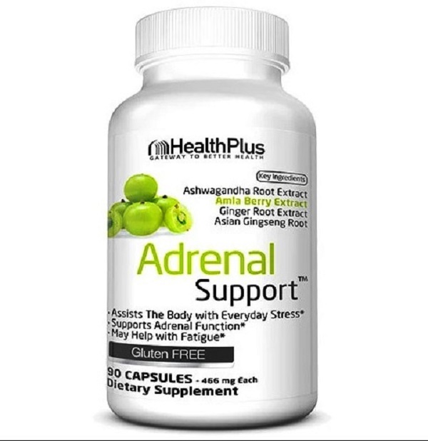 Adrenal Support™ | Detox Lọc Tuyến Thượng Thận Công thức thảo dược: Hoàng Kỳ Amla Berry Nhân sâm Châu Á Hạt tiêu đen và 500mcg Astaxanthin chống oxy hóa và chống viêm (90 Viên)