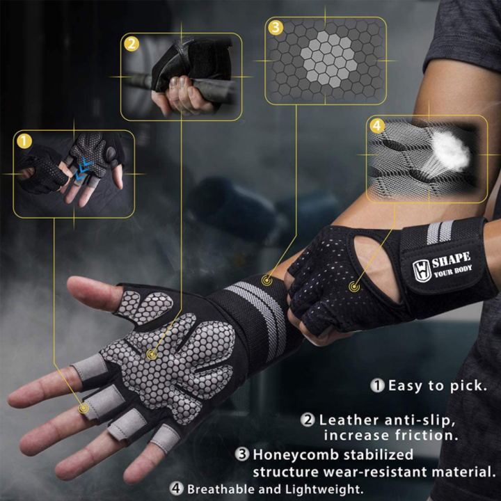 1pc-half-finger-gym-fitness-gloves-with-wrist-wrap-support-for-men-women-crossfit-workout-power-weight-lifting-equipment