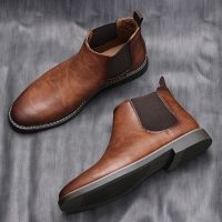 ◆❁¤ Men 39;s Leather Chelsea Ankle Boots Mens Leather Chelsea Boots - Men Boots Leather - Aliexpress