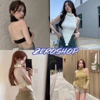 Zero shop?พร้อมส่ง? (Zero-60119) เสื้อคอเต่าเว้าหลังสุดเซ็กซี่ ดีเทลผ้าร่องใหญ่แซ่บมาก