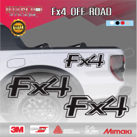 สติ๊กเกอร์ FX4 Off Road Car Sticker  ราคาต่อ 1 คู่ สติ๊กเกอร์ติดรถ สติ๊กเกอร์ซิ่ง สติ๊กเกอร์ติดรถยนต์ สติ๊กเกอร์แต่งรถ แต่งรถ ติดข้างรถ