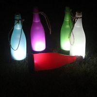 Holiday Solar Wine Bottle Lights Solar Powered LED Table Lamp Candlelight Dinner Christmas Garden Home Decoration Night Lamps