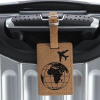 【DT】 hot  High Quality Travel Accessories The World Map Luggage Tag PU Suitcase ID Addres Holder Baggage Boarding Tag Portable Label