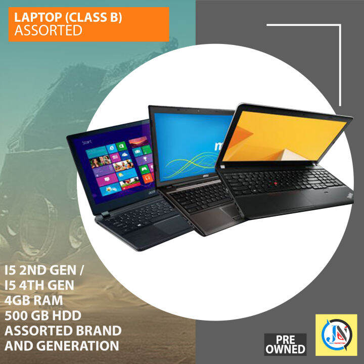 LAPTOP CLASS B ASSORTED BRAND AND SPECS RANDOM SPECS AND ISSUES 7 DAYS ...