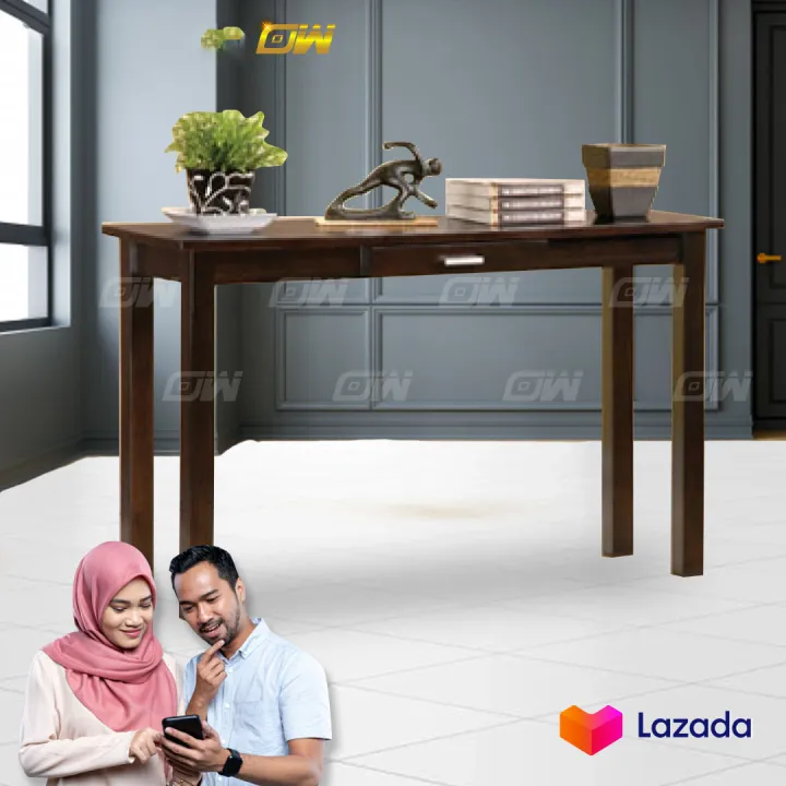 3 Feet Full Solid Wood Console Table / Side Table / Wall Table