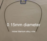 0.15mm nitinol Memory wire Medical grade NiTi shape memory line chromel alloy nickel titanium alloy wire Fishing gear tip bar