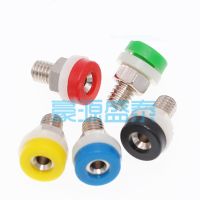 ☃۩☸ 20PCS/Lot 2mm banana socket/Plug Connector PCB Panel For power terminal test hole seat Red/Blue/Yellow/Green/Black