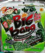Lốc 12 gói 6g gói Snack rong biển Big Bang Thái lan Màu Xanh