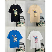 Fashion พร้อมส่ง น้อนกระต่าย MBL เสื้อยืดโอเวอร์ไซส์ สกรีนหน้าหลัง อก 44-46  Tee