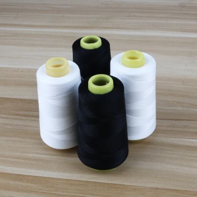 【CC】 3000Yards 402 black and white sewing thread high strength high-speed machine line