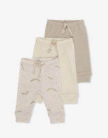 Minene Pack of 3 long pants-- กางเกงขายาวแพค3ตัวสำหรับเด็ก เหมาะทั้งใส่เป็นชุดนอนและออกนอกบ้าน
