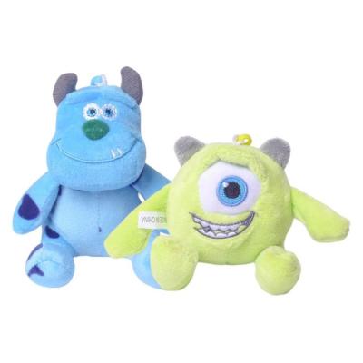 Disney University Mike Wazowski James Sullivan 12cm Action Figure Anime Mini Collection Figurine Toy Pendant Keychain clever