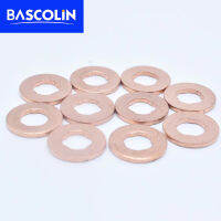 10ชิ้น /F 00R J01 453 BASCOLIN ทองแดงเครื่องซักผ้า F00RJ01453 FOORJ01453 15.1มม. * 7.7มม. * 1.5มม. ทองแดงปิดผนึกสำหรับหัวฉีดคอมมอนเรล