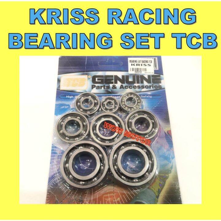 KRISS RACING BEARING SET TCB KRISS 110 RACING BEARING FIBER KRISS BEARING RACING FILBER MODENAS