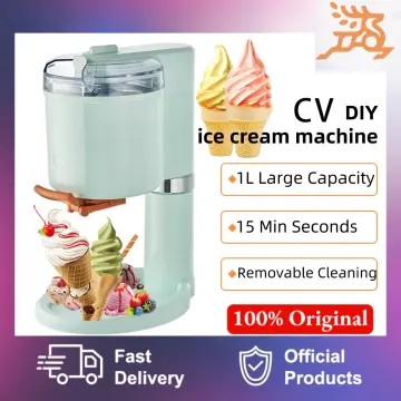 Ice cream and frozen yogurt machine for medium surfaces (pink version).   Ice cream vending machine, Soft serve ice cream machine, Ice cream machine