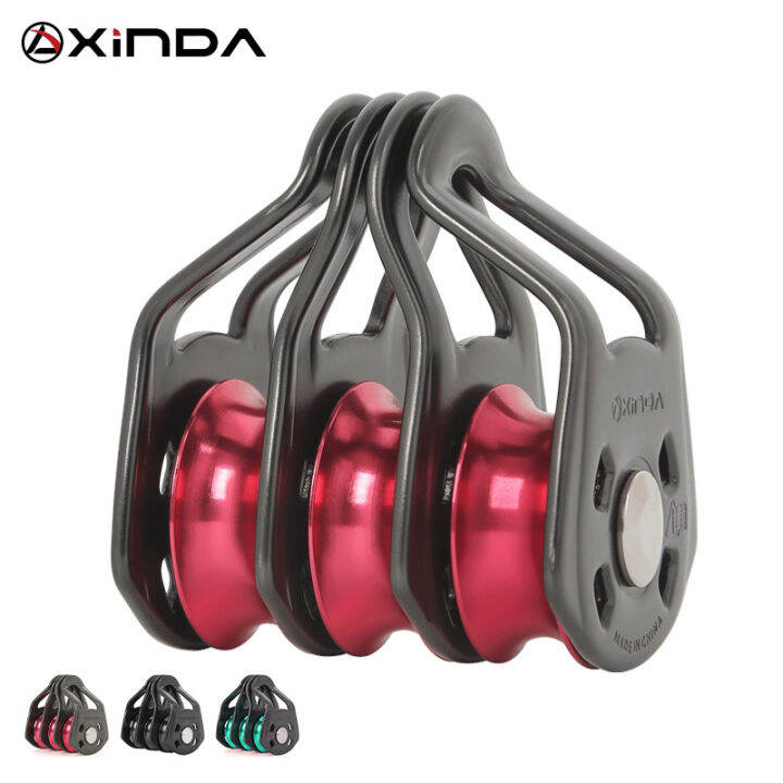 Xinda Outdoor Three Pulley Cableway Crosses Rock Climbing Rescue To