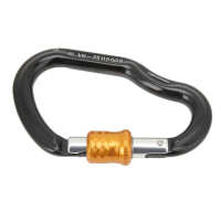 ปีนเขา Carabiner Carabiner อลูมิเนียมการบินสำหรับการเดินป่ากลางแจ้ง