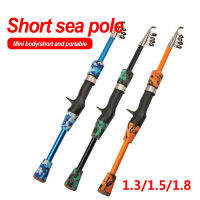 1.3M 1.5M 1.8M Fishing Rod escopic Travel Sea เรือ Rock Spinning แบบพกพา5ส่วนตกปลา Reel ปลาคาร์พอุปกรณ์เสริม X609D