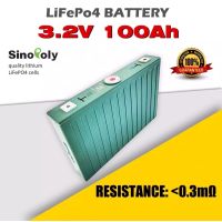 แบตใหม่ มีของพร้อมส่ง SINOPOLY แบตเตอรี่​ 100 ah 100ah ลิเธียม​ lithium ion Lifepo4 3.2V 12v​ UPS​ Battery รถกอล์ฟ​ ระบบโซล่า ระบบเสียงรถยนต์