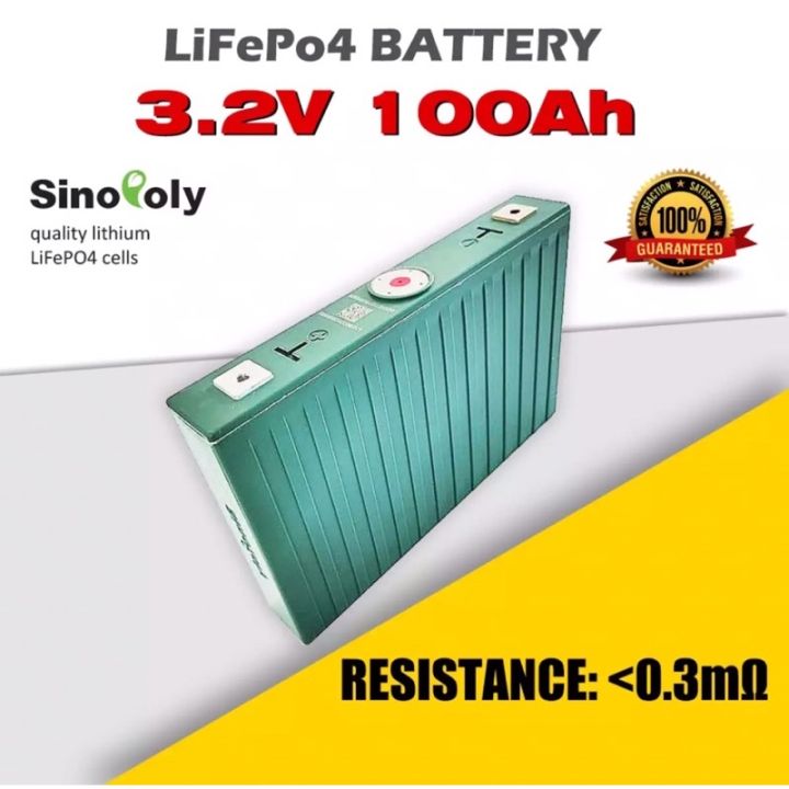 sinopoly-แบตเตอรี่-100-ah-100ah-ลิเธียม-lithium-ion-lifepo4-3-2v-12v-ups-battery-รถกอล์ฟ-ระบบโซล่า-ระบบเสียงรถยนต์