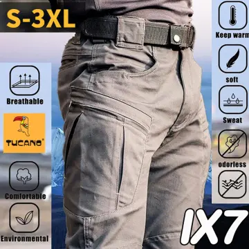 US IX8 Tactical Pants Men Military Waterproof Multiple Pockets