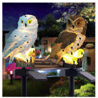 Solar owl ground lamp white LED solar owl lamp outdoor garden decorative lampCHN-Q