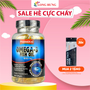 Viên uống Pharmekal Omega-3 Fish Oil 1000mg hỗ trợ tim mạch trí não