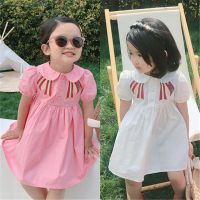 [COD] Girls doll collar college dress princess 23 summer new foreign trade childrens on behalf of 3-8 years old