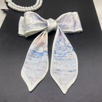 ★New★ Small silk scarf headband 2023 new summer female ribbon all-match spring and autumn long tie tie bag tied hair streamer scarf