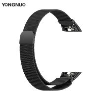 สายสำรองสายนาฬิกาข้อมือใช้ได้กับ Honor Band 7/6สายรัดข้อมืออัจฉริยะสายสายเหล็กโลหะ