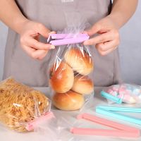 12Pcs Food Snack Package Bag Sealing Plastic Clips For Packages Kitchen Storage And Organization Items Accessories