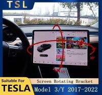 สำหรับเทสลารุ่น3รุ่น Y 2021 2022 2023ควบคุมกลางหน้าจอแสดงผลที่วางแบบหมุนได้จีพีเอสรถยนต์ติดหมุนได้แท่นยึดนาวิเกเตอร์