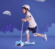Xe trượt Scooter MITU Xiaomi  MẦU XANH  3 bánh cho trẻ em - Fullbox Chính