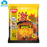 Combo 5 gói Mì Xào Gà Cay Nissin vị Phô Mai Hàn Quốc 72g