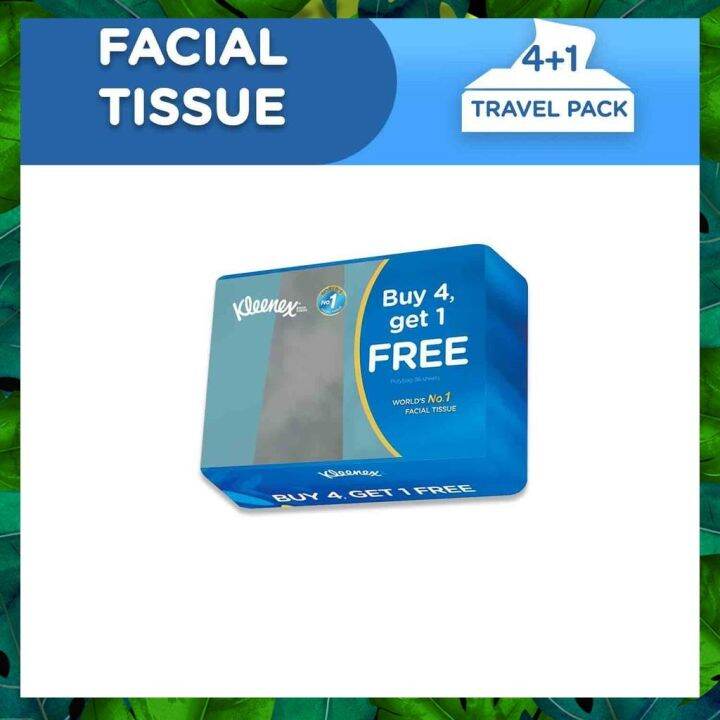 Kleenex Facial Tissue Travel Pack Large 4 1 Free | Lazada PH