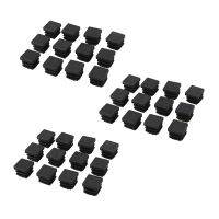 36 Pcs 15mm x 15mm Plastic Square Caps Tube Pipe Inserts End Blanking