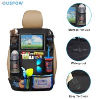 [HOT HOT SHXIUIUOIKLO 113] Ouspow Car Seat Back Organizer Multi Pocket Storage Bag With Touchscreen Tablet Holder Pocket Universal Car Interior Storage Bag
