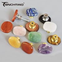 【YD】 Chakra Stone Drawer Handles Dressing Cabinet Knobs And Door Pull Reiki Healing