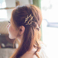 1 Pc Gold Silver Tree Hair Clips Girls Alloy Branch Hairpins Hairgrips Lady Elegance Metal Korean Hair Accessories for Women