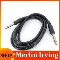 Merlin Irving Shop 6.5mm 6.35mm jack male to 6.35mm speaker connector Instrument Audio Guitar Cable For Electric Guitar Mixer Amplifier 1/4 Inch