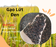 2KG Gạo Lứt Đen Nguyên Cám Hữu Cơ - Gạo Ăn Kiêng - Cơm Dẻo - Bena Organic