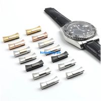 Suitable For 20Mm 21Mm Stainless Steel Curved End Connector Link Endlink Adaptor Just Watchband Submariner Watch Rubber Leather S