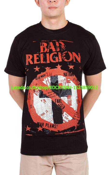 เสื้อวง-bad-religion-ร็อคในตำนาน-อมตะ-แบด-รีลิเจียน-ไซส์ยุโรป-rdm870