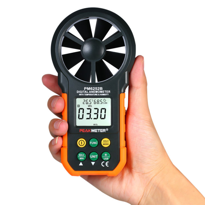 peakmeter-multifunction-digital-anemometer-professional-wind-speed-meter-lcd-digital-anemometer-air-volume-temperature-humidity-for-weather-data-collection-outdoors-sailing-surfing-fishing
