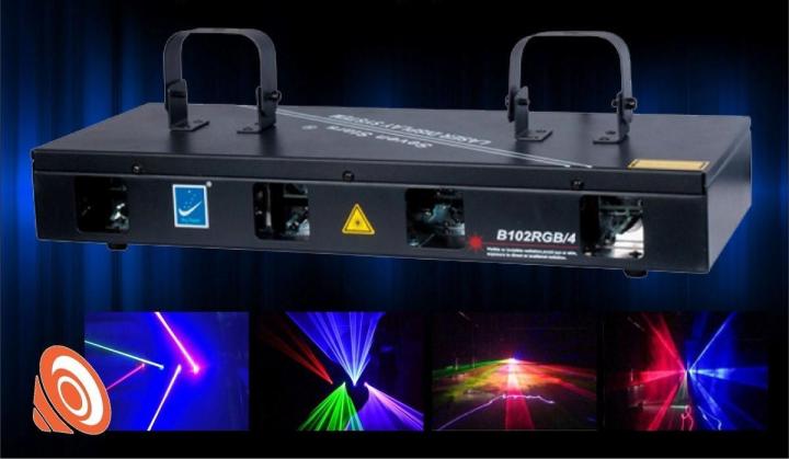 ส่งฟรี-งานคุณภาพเยี่ยม-laser-show-system-7color-4head-ไฟเลเซอร์-7-สี-4-หัว-b102rgb-4-ไฟเธคเลเซอร์-ใช้สำหรับไฟจัดงานปาร์ตี้สวยงาม-ไฟเวที-ไฟในผับ-ไฟดิสโก้เธค-ไฟประดับตกแต่ง-ไฟดิสเพลย์-เพิ่มบรรยากาศสถานท