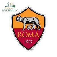 EARLFAMILY 13เซนติเมตร X 10.1เซนติเมตรสำหรับ AS Roma FC การ์ตูนตลกรถกระจกกันชน Windows ไวนิล JDM อุปกรณ์เสริมในรถยนต์