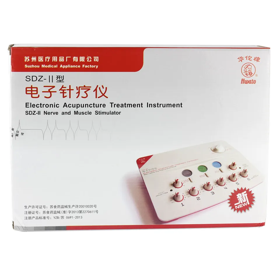 Acupuncture Stimulator Machine Electric Acupuncture Needle Stimulator  Massager Machine 6 Channels Outputs Patch Massager Care Device Pulse  Electrotherapy Acupuncture Instrument Hwato SDZ-II : : Health &  Personal Care